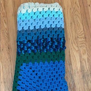 Handmade Afghan Blanket. Throw crochet